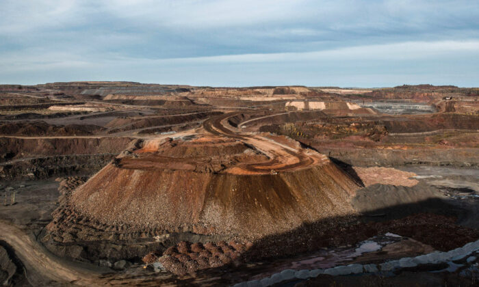 The Hull-Rust Mahoning iron mine in Hibbing, Minn., on Oct. 14, 2016. (Stephen Maturen/AFP via Getty Images)