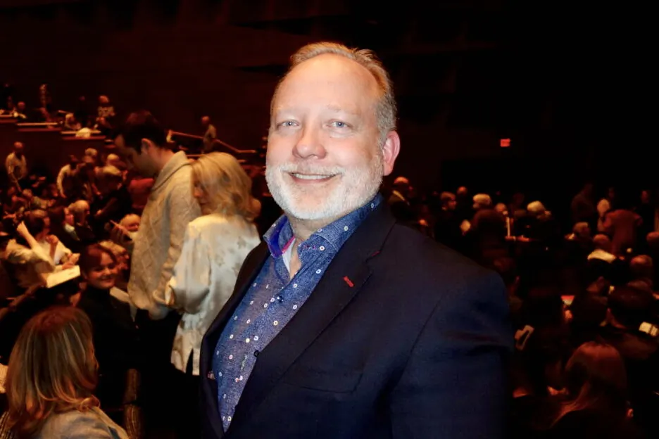 Jackson von der Ohe attended Shen Yun Performing Arts at the Northern Alberta Jubilee Auditorium on March 15, 2023. (Lily Yu/The Epoch Times)