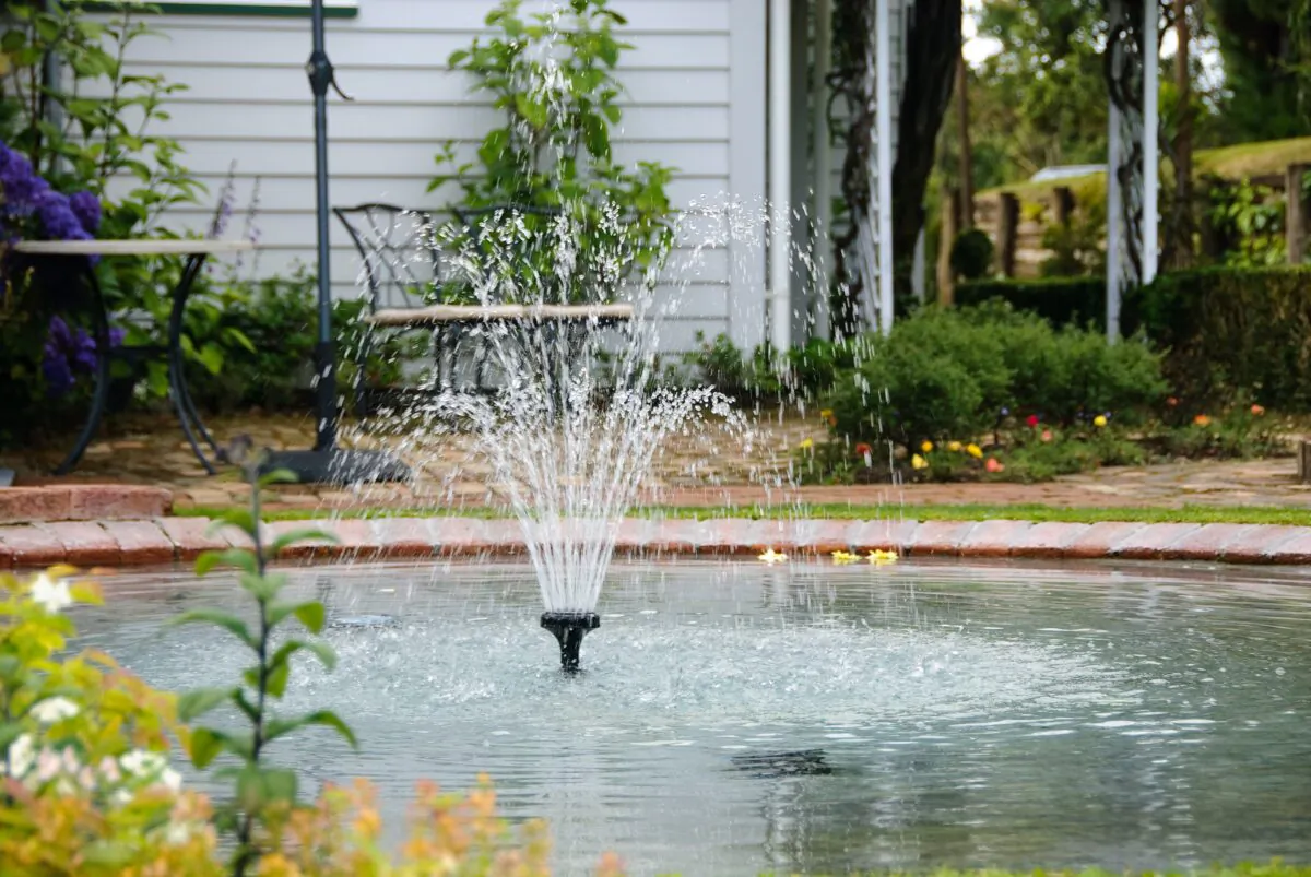 Outdoor fountains offer a unique centerpiece for your yard. (Dreamstime/TNS)