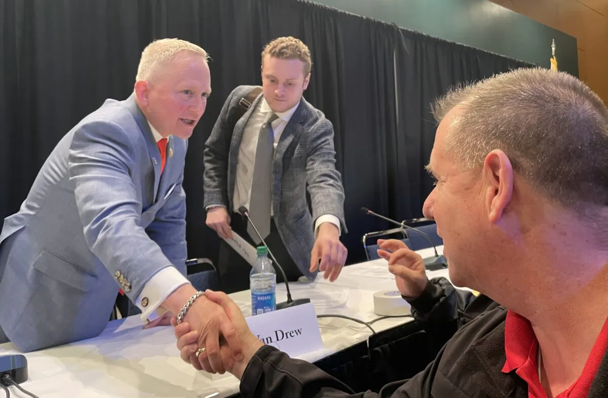 Republican Congressmen Jeff van Drew and Christopher Smith of New Jersey convened a March 16 hearing on the impact of offshore wind farms on marine life, the environment, and the economy.