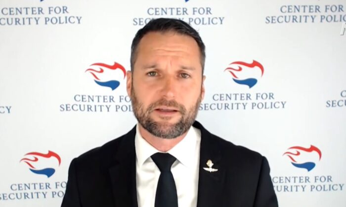 Tommy Waller, the president and CEO of the Center for Security Policy, speaks with NTD, in a still from a video released on March 15, 2023. (NTD)