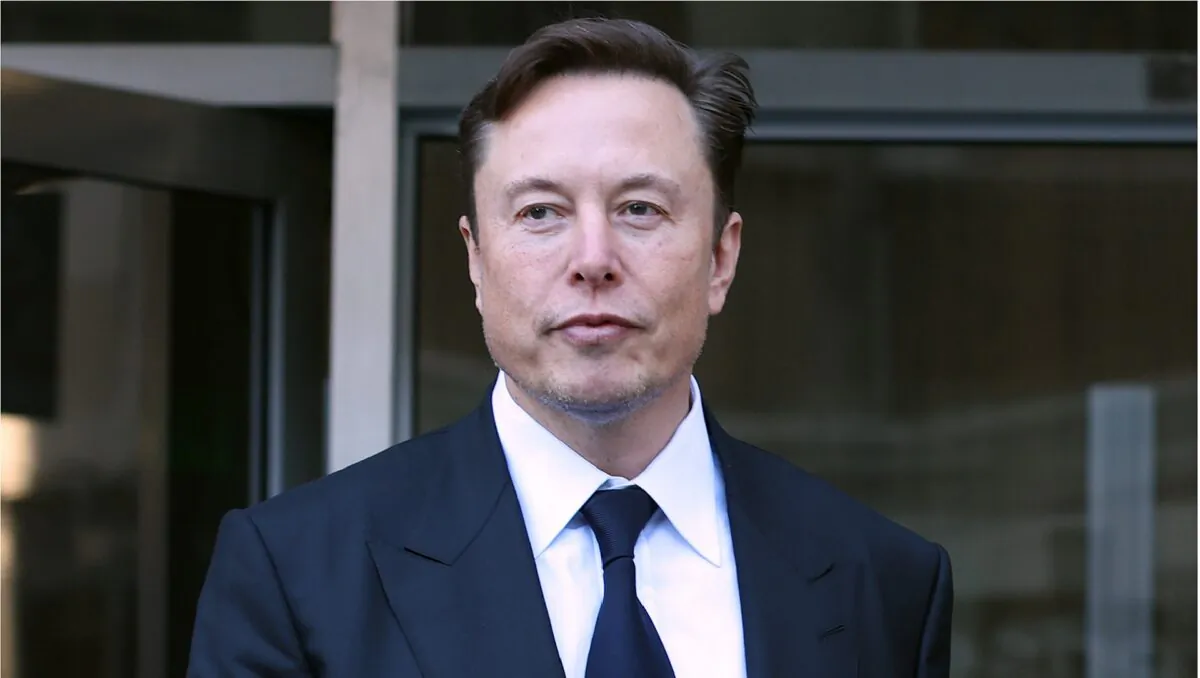 Tesla CEO Elon Musk leaves the Phillip Burton Federal Building in San Francisco, Calif., on Jan. 24, 2023. (Justin Sullivan/Getty Images)