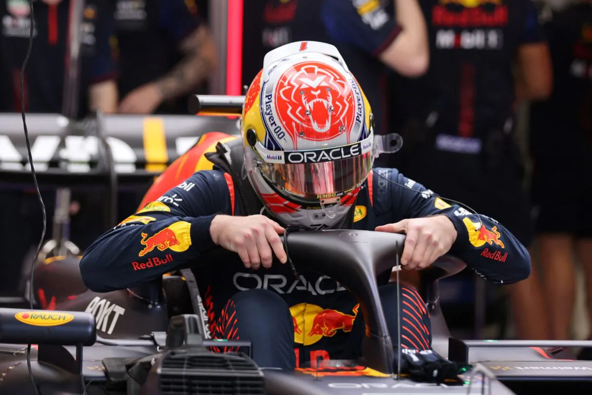 Red Bull's Max Verstappen during practice ahead of the 2023 Saudi Arabia Formula One Grand Prix at the Jeddah Corniche Circuit in Jeddah, Saudi Arabia, on March 18, 2023. (Ahmed Yosri/Reuters)
