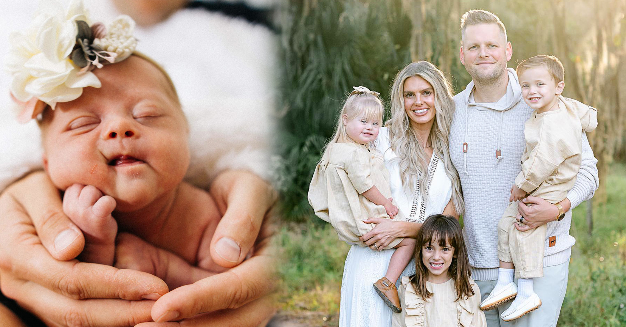 NextImg:After adopting siblings, couple gives birth to a beautiful baby with Down syndrome