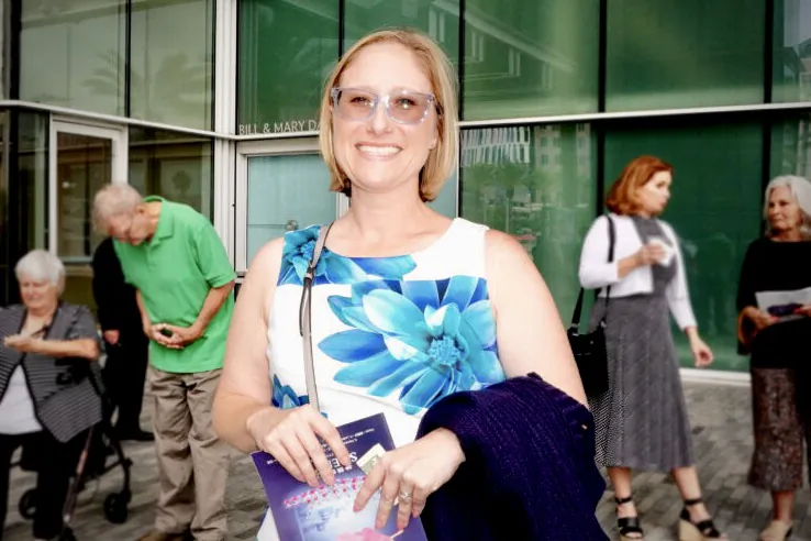 Dr. Kimberley Dos Santos attended Shen Yun Performing Arts at the Dr. Phillips Center for the Performing Arts on March 18, 2023. (Nancy Ma/The Epoch Times)
