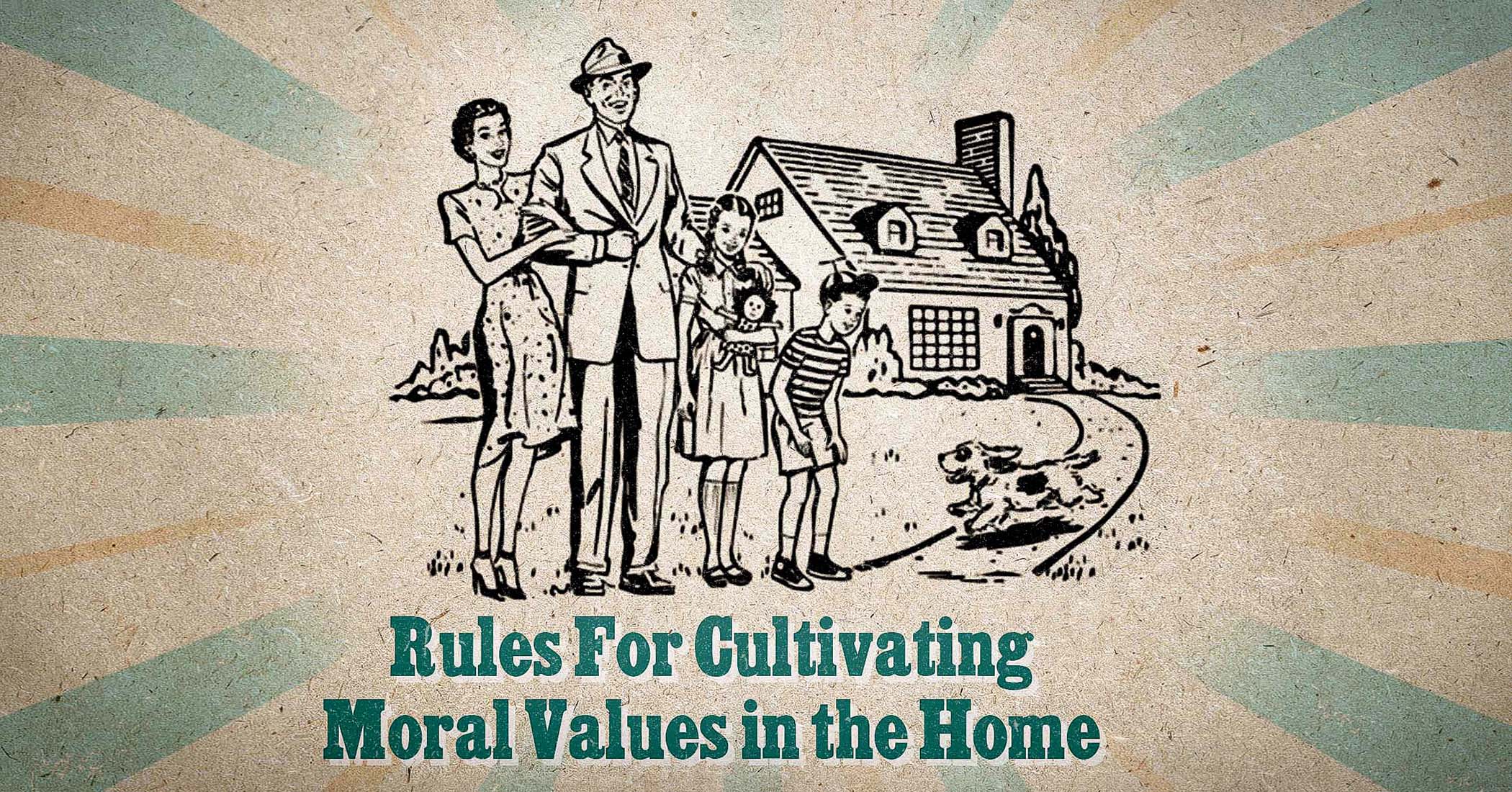 NextImg:A gentleman's rules for cultivating moral values in the home—from an 1880s manual on manners