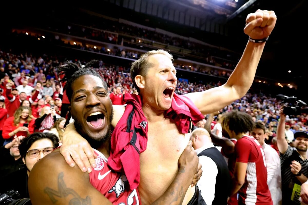 NextImg:NCAA Tournament Roundup: No. 8 Arkansas Ousts No. 1 Kansas