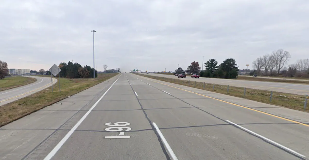 Interstate 96 in Lansing, Mich., in November 2018. (Google Maps/Screenshot via NTD)