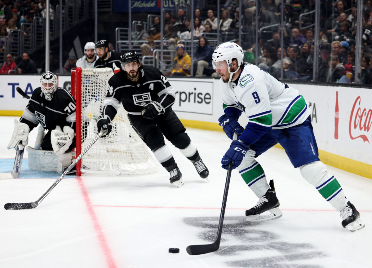 NextImg:Demko, Canucks Finish Strong to Hand Kings 3–2 Shootout Loss