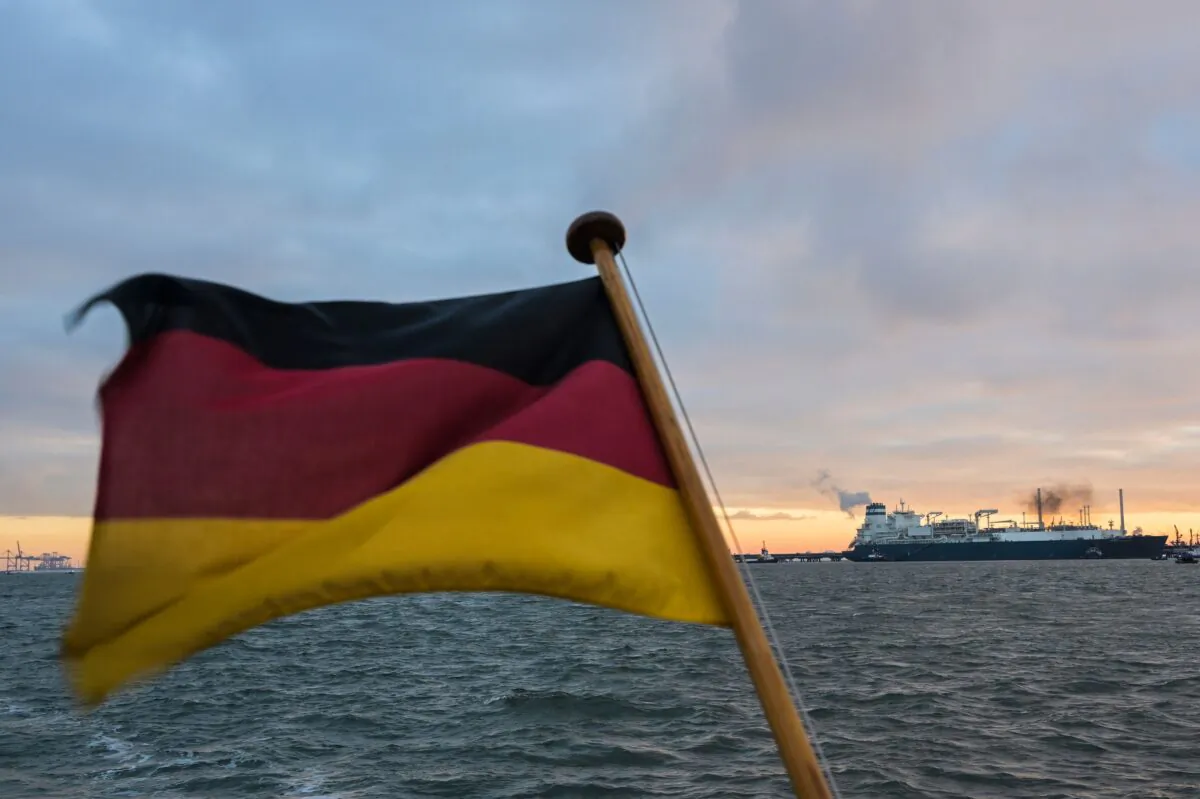 A German national flag in a file photo. (Fabian Bimmer/Pool/AFP via Getty Images)