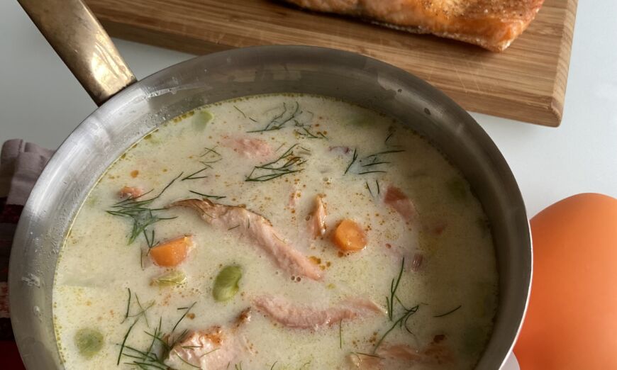 Smoked Salmon in a Cozy Chowder Is Perfect on Cool, Rainy Days