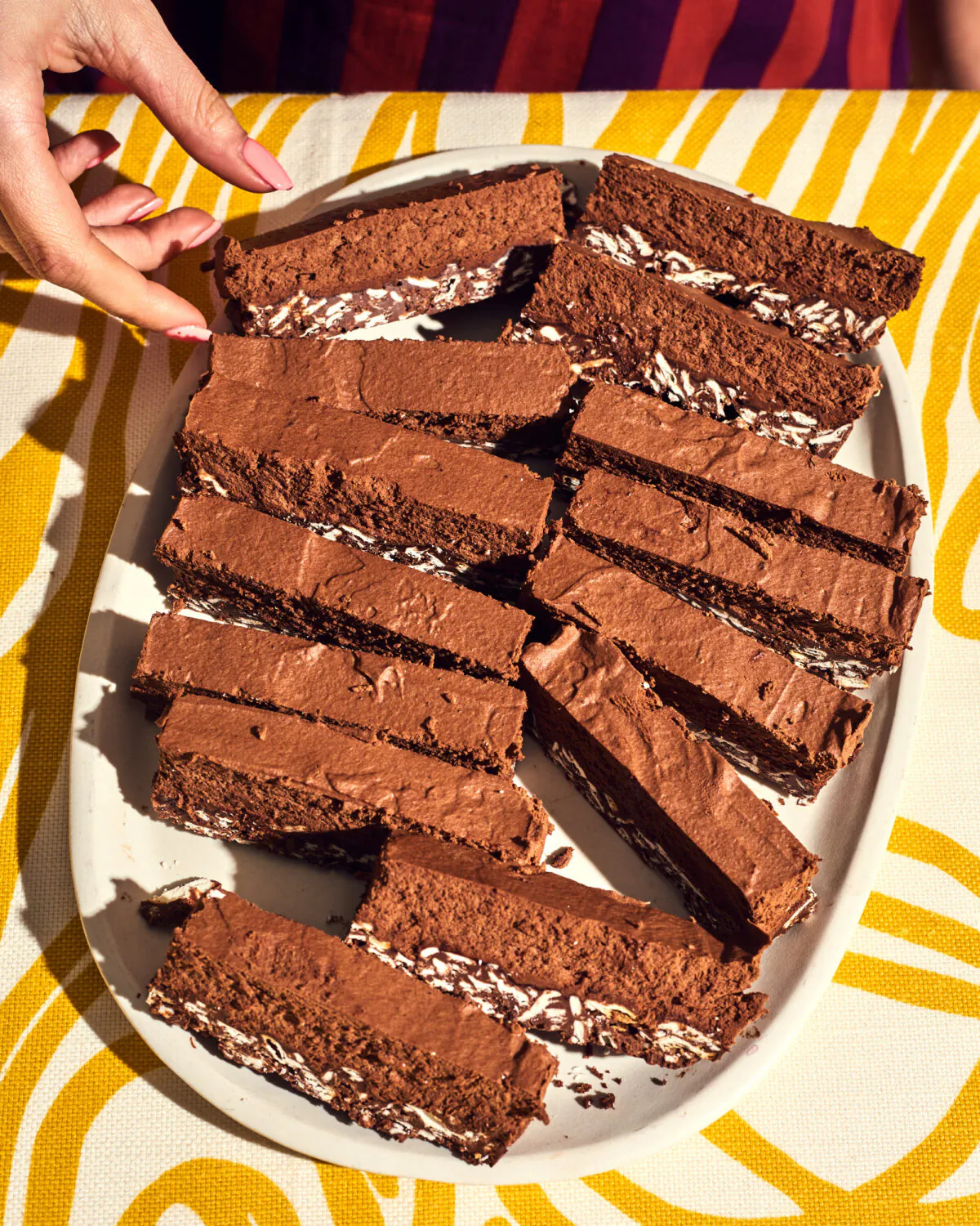 This Kit Kat-inspired confection combines a layer of wafery crispiness with a lighter-than-air chocolate mousse to create a dessert that transcends its origins while still managing to be delightfully playful.
(Thekitchn.com)