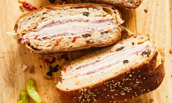 This Over-the-Top Muffuletta Sandwich Is a Meat-Lovers Dream