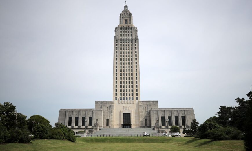 Democrat dominates Louisiana debate, GOP frontrunner boycotts.
