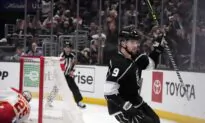 Kempe Leads Kings Into 1st Place With 8–2 Win Over Flames