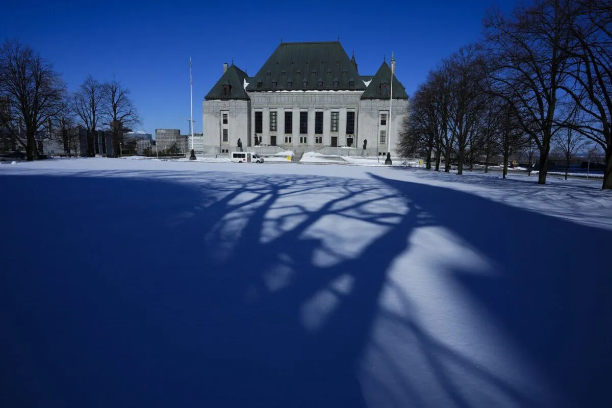 The Supreme Court of Canada is pictured in Ottawa on Mar. 3, 2023. (The Canadian Press/Sean Kilpatrick)
