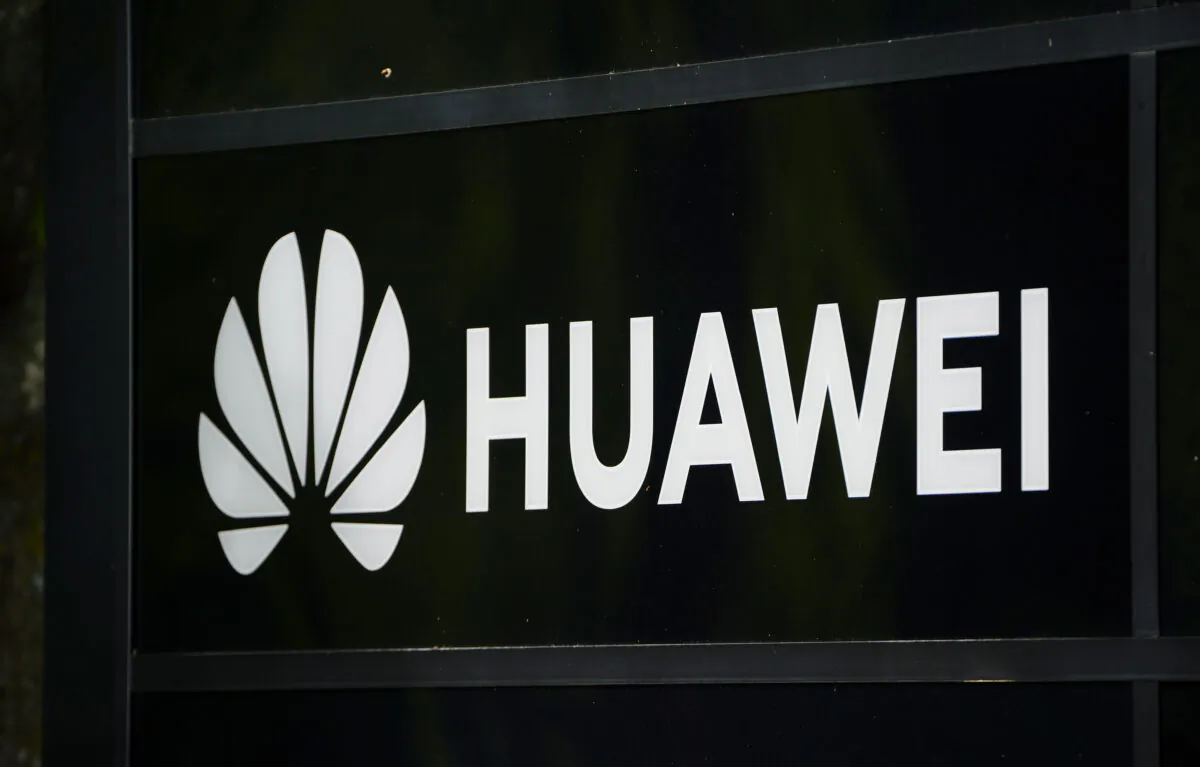 Signage of a Huawei office is pictured in Kanata, Ont., on May 24, 2022. (Sean Kilpatrick/The Canadian Press)