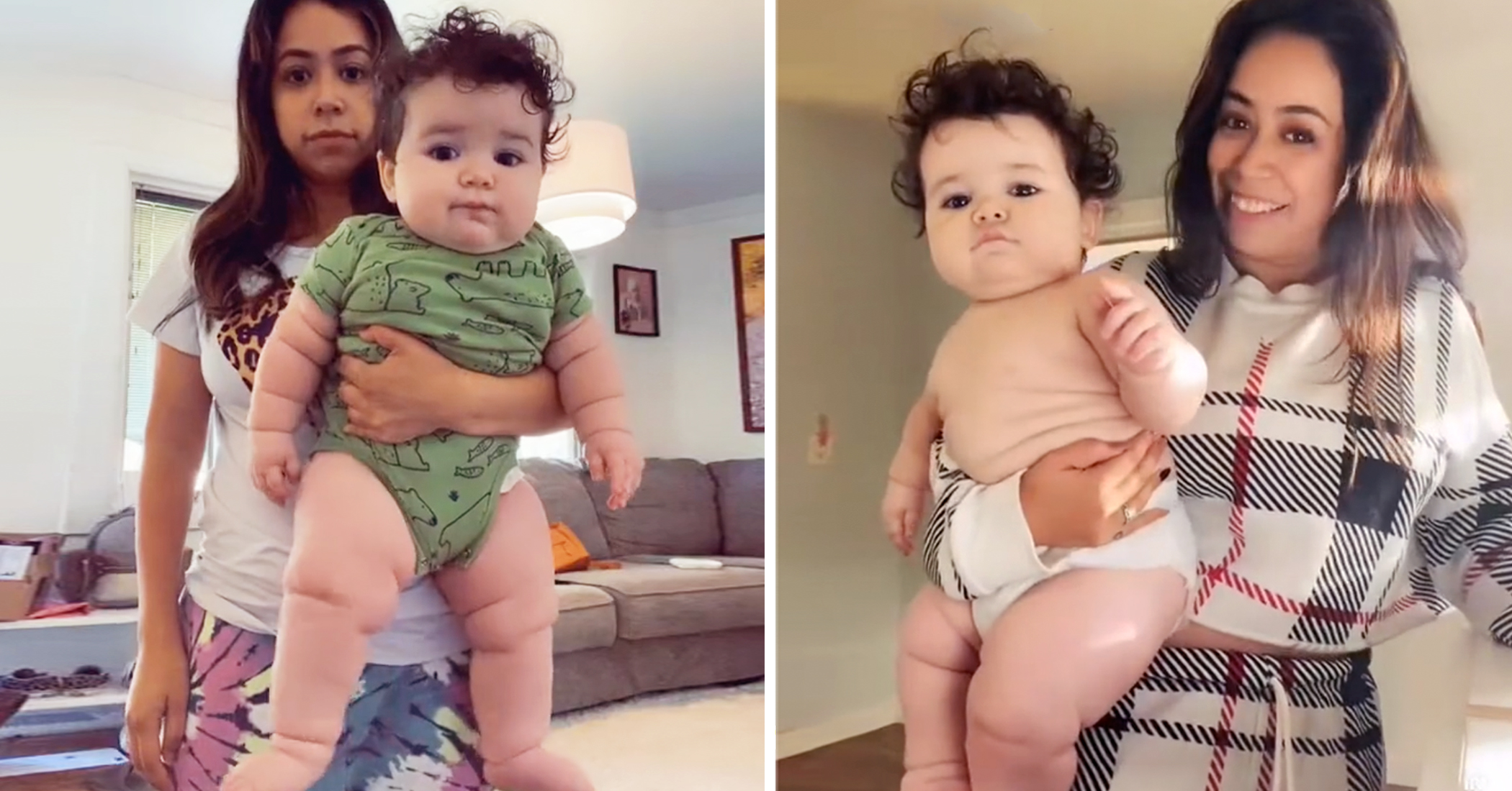 NextImg:At one year old, big baby was half the size of his mom—look how cute he is today