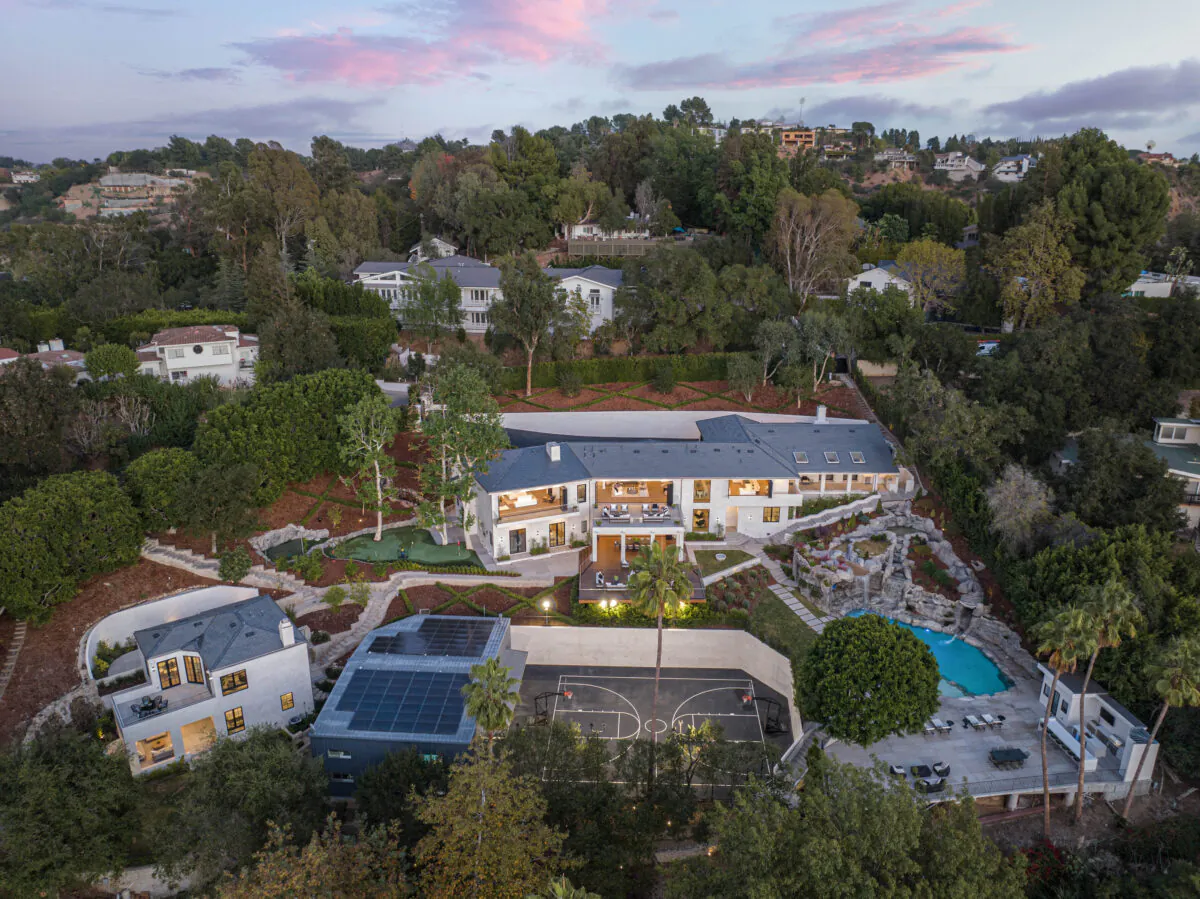 Loaded with impressive facilities and amenities, the home sprawls across 1.7 acres, secured by privacy gates. (Courtesy of Tyler Hogan and TopTenRealEstateDeals.com)