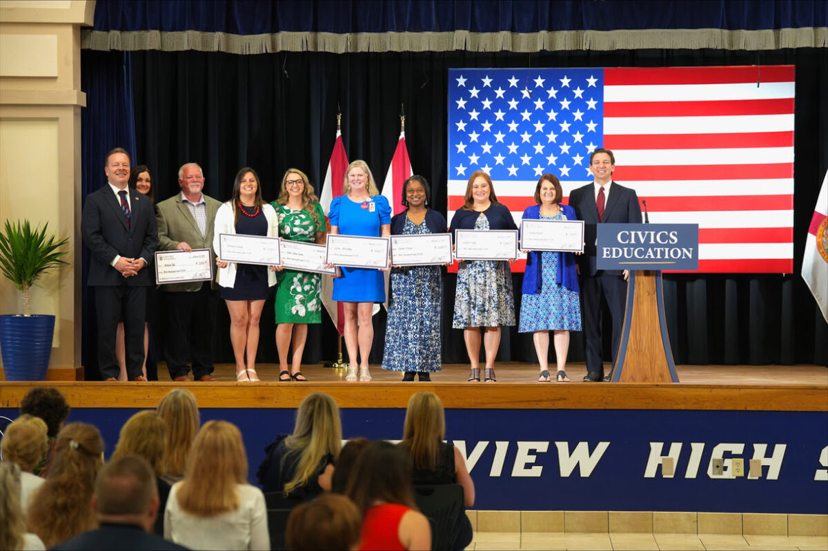 NextImg:DeSantis Passes out $3,000 Bonuses to Florida Teachers for Attending Civics 'Boot Camp'