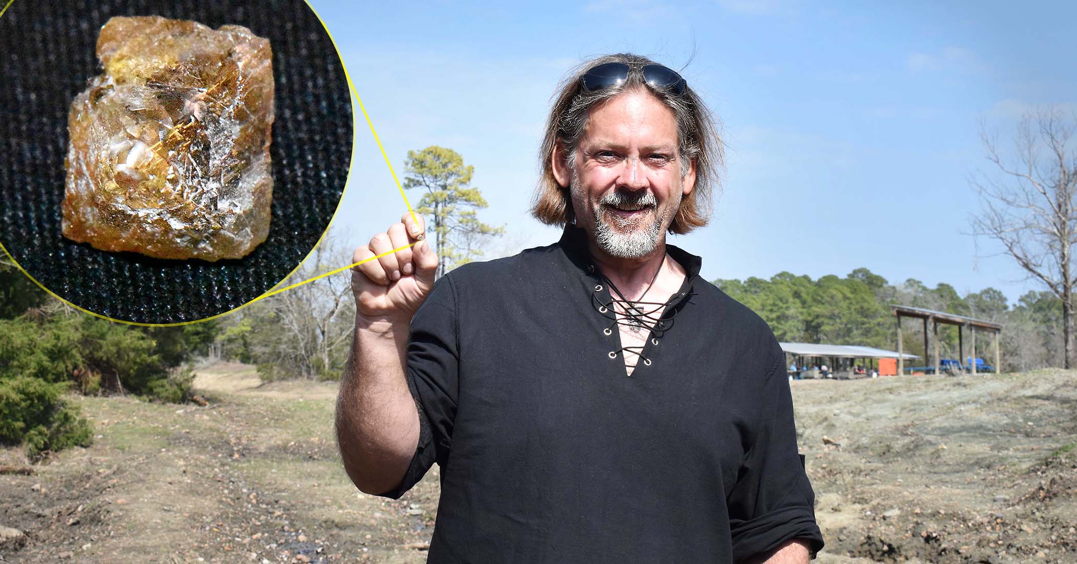 NextImg:Treasure hunter unearths 3.29-carat diamond as large as an ‘English pea’ at state park, plans on selling it
