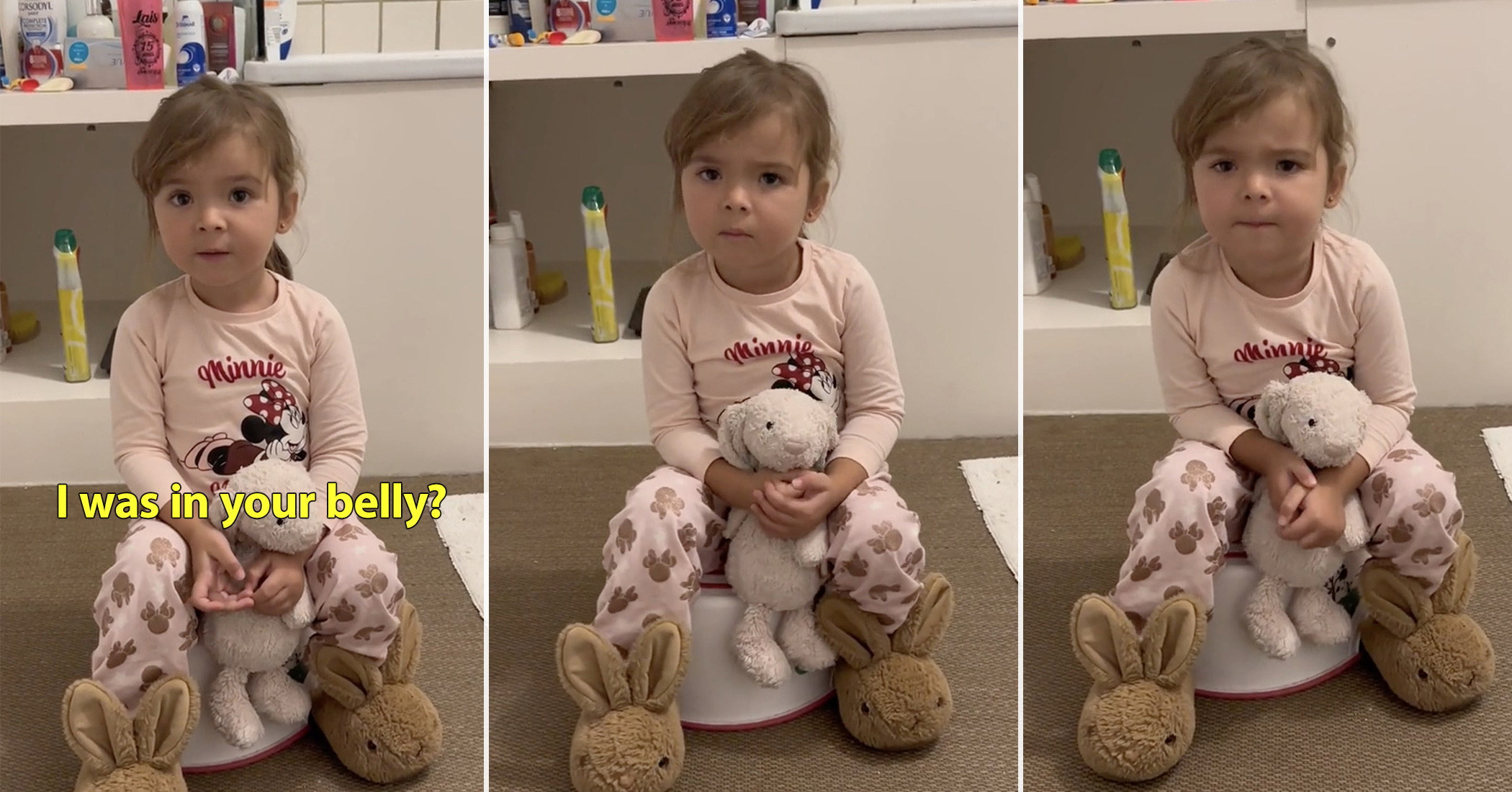 NextImg:‘I was in your belly?’: Toddler has an adorable reaction after seeing her mom’s pregnancy photos