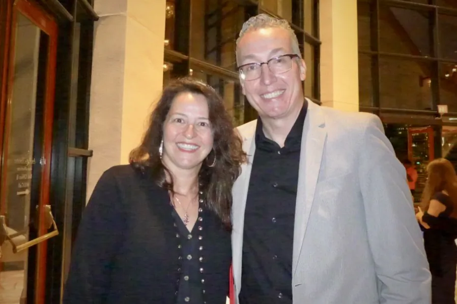 Regina and Ricardo Franco enjoyed Shen Yun's evening performance at the Broward Center for the Performing Arts on March 23, 2023. (Linda Lin/The Epoch Times)