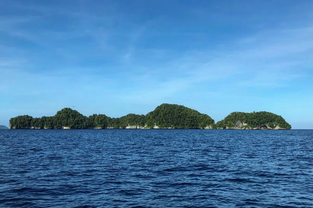 A general view of Rock islands in the Pacific island nation of Palau on Feb. 15, 2018. (Mikhail Flores/AFP via Getty Images)