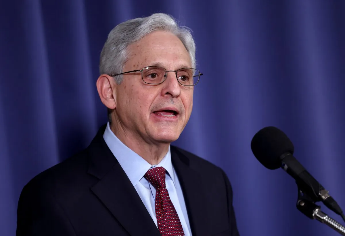 Attorney General Merrick Garland in Washington on March 16, 2023. (Kevin Dietsch/Getty Images)