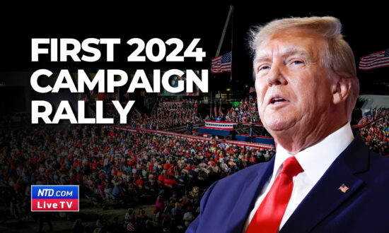 LIVE 3 PM ET: Trump Holds His First 2024 Campaign Rally