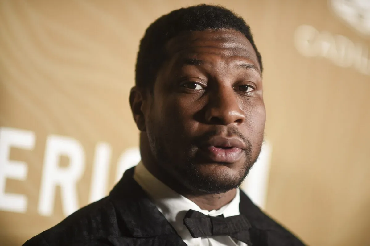 Jonathan Majors arrives at the American Black Film Festival Honors at 1 Hotel in West Hollywood, Calif., on March 5, 2023. (Richard Shotwell/Invision/AP)
