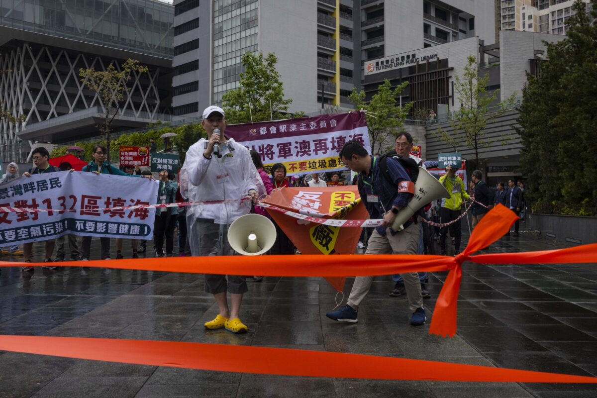 NextImg:Hongkongers Hold First Protest in Years Under Strict Rules