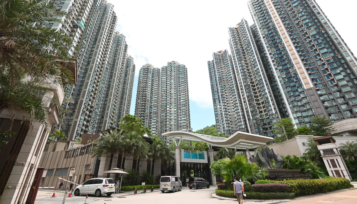 Properties as Lohas Park, Hong Kong on Aug. 20, 2022. (Bill Cox/The Epoch Times)