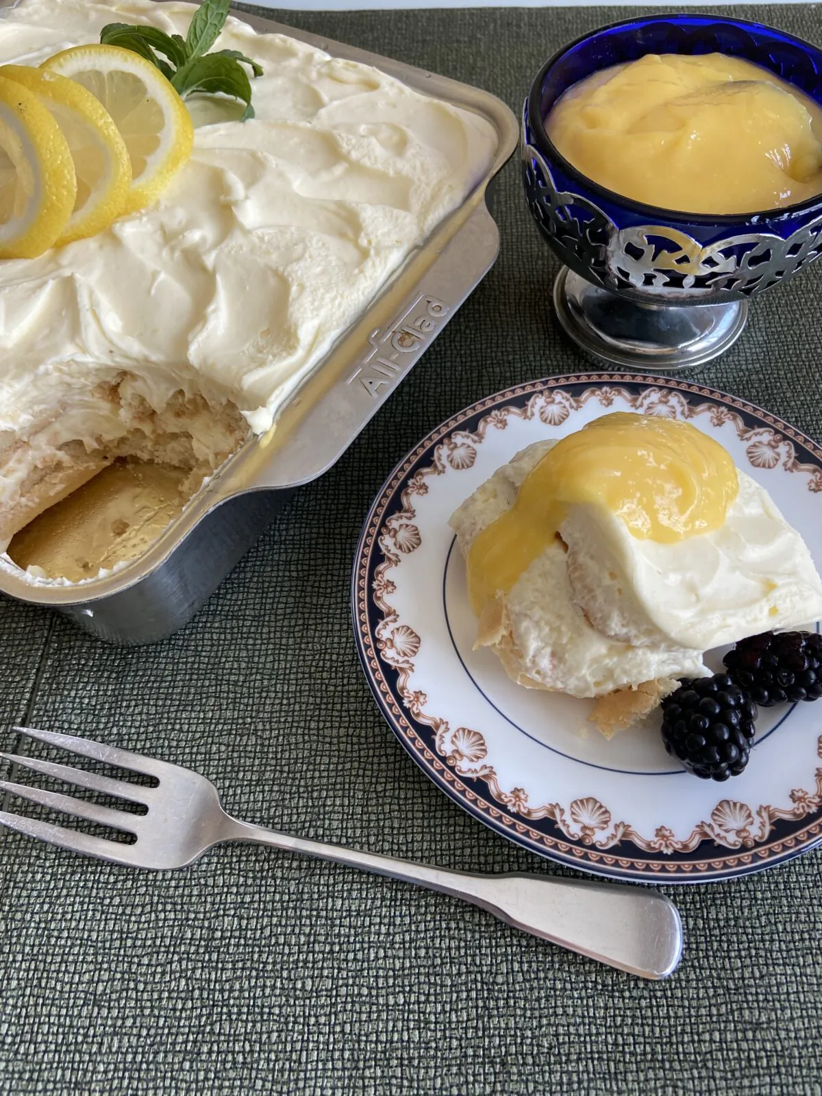 Bottled lemon curd can be used for a time saver for this sweet treat if you don't have the time to make it from scratch.