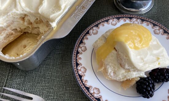 Lemon Curd Pudding to Brighten Easter Brunch