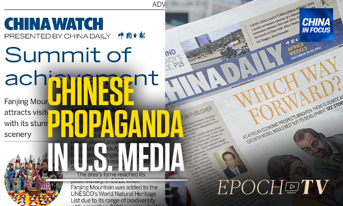 NextImg:Millions in Ads: China Runs Propaganda in Major US Newspapers