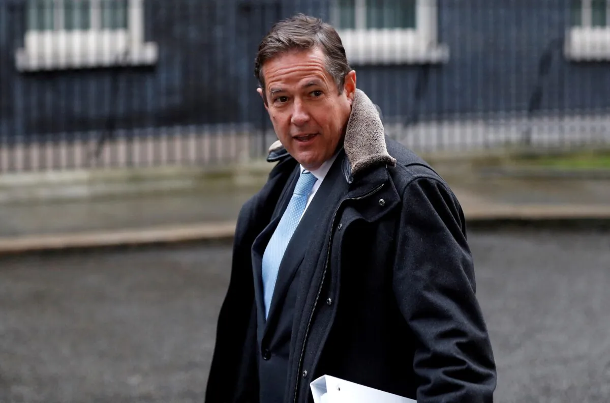 Then-Barclays' CEO Jes Staley arrives at 10 Downing Street in London on Jan. 11, 2018. (Peter Nicholls/Reuters)