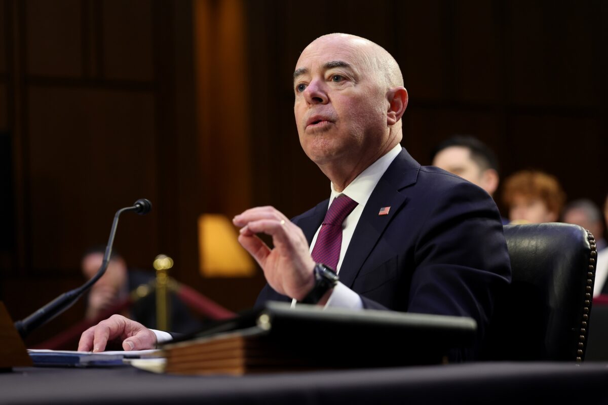 NextImg:Mayorkas Says He's ‘Not Aware’ Cartels Using Illegal Immigrants to Distract Border Agents