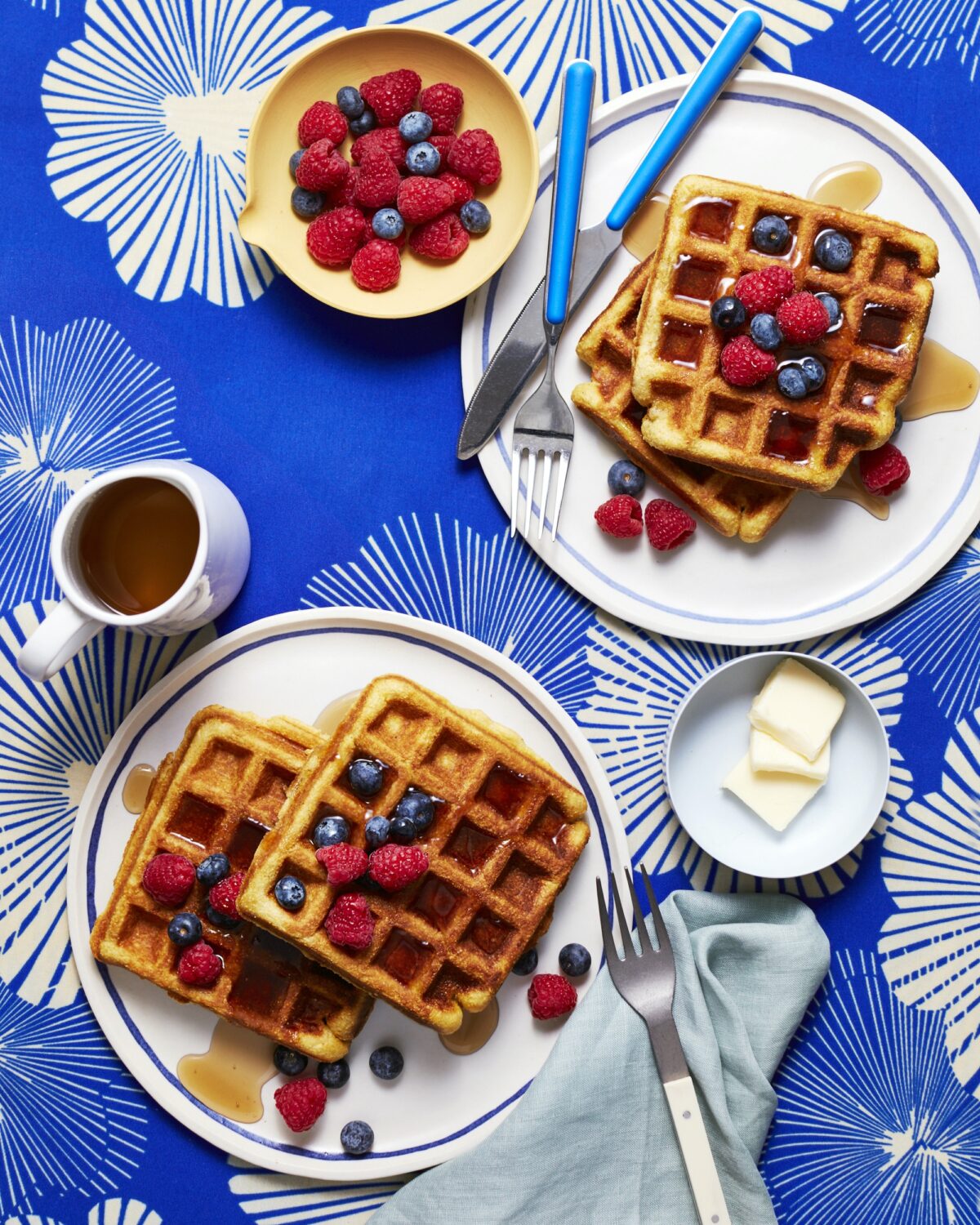 NextImg:Brown Sugar Cornmeal Waffles Transport Me Back to My Grandmother’s Kitchen
