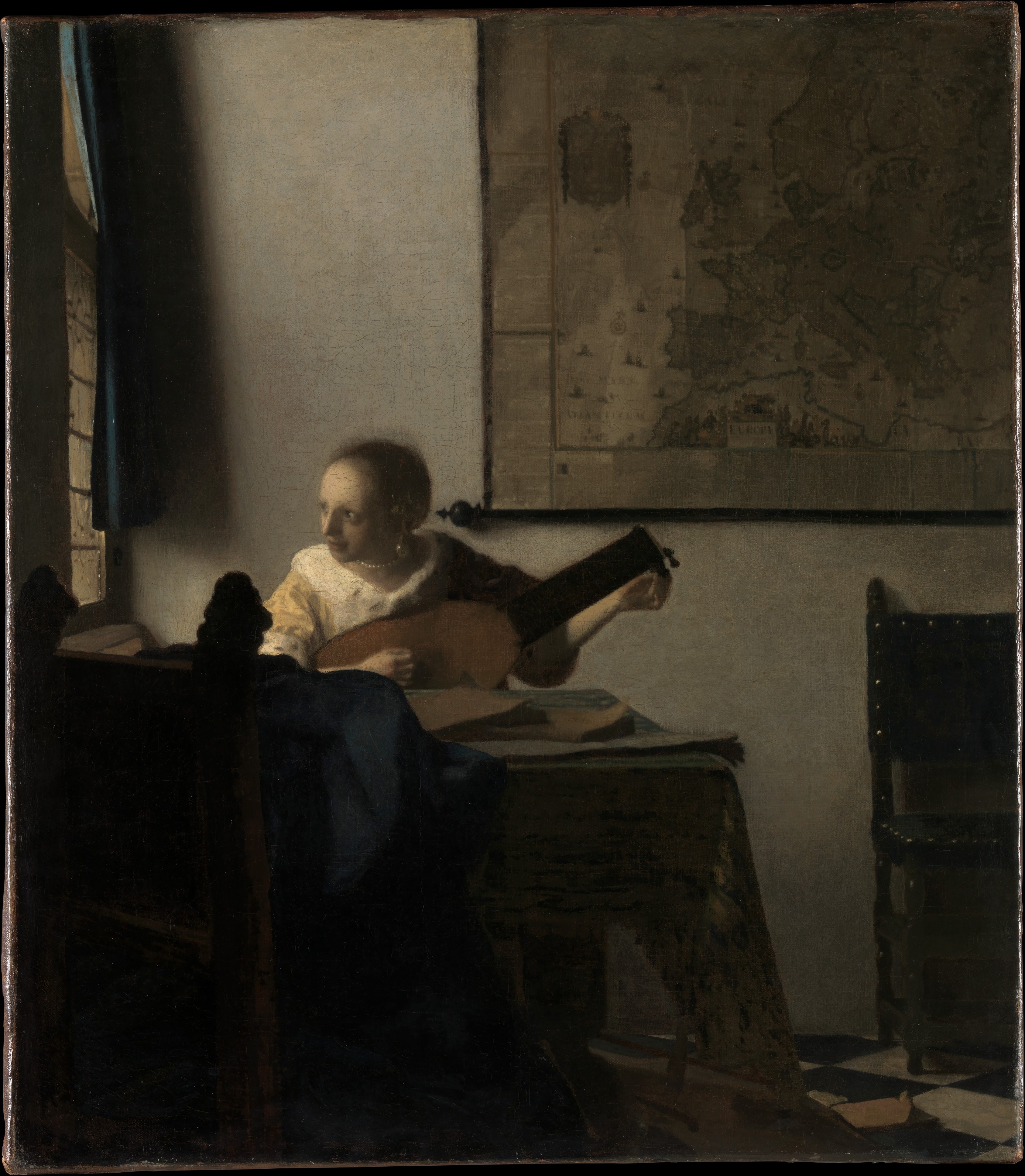 Vermeer Woman With a Lute