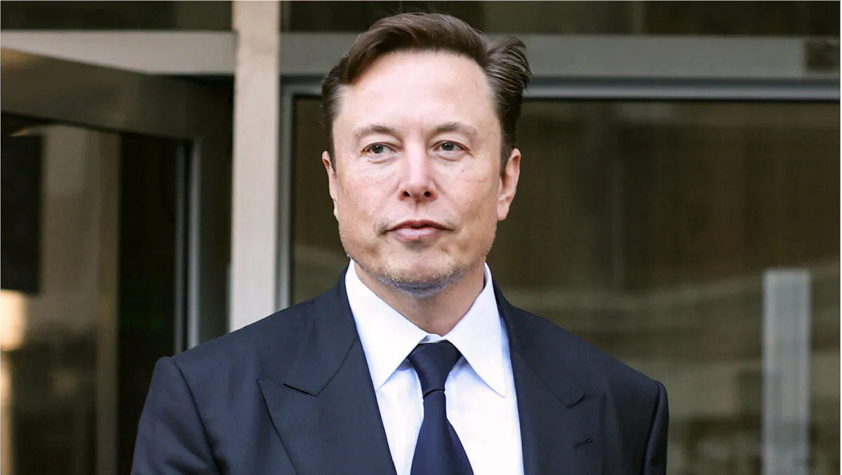 Tesla CEO Elon Musk leaves the Phillip Burton Federal Building in San Francisco on Jan. 24, 2023. (Justin Sullivan/Getty Images)