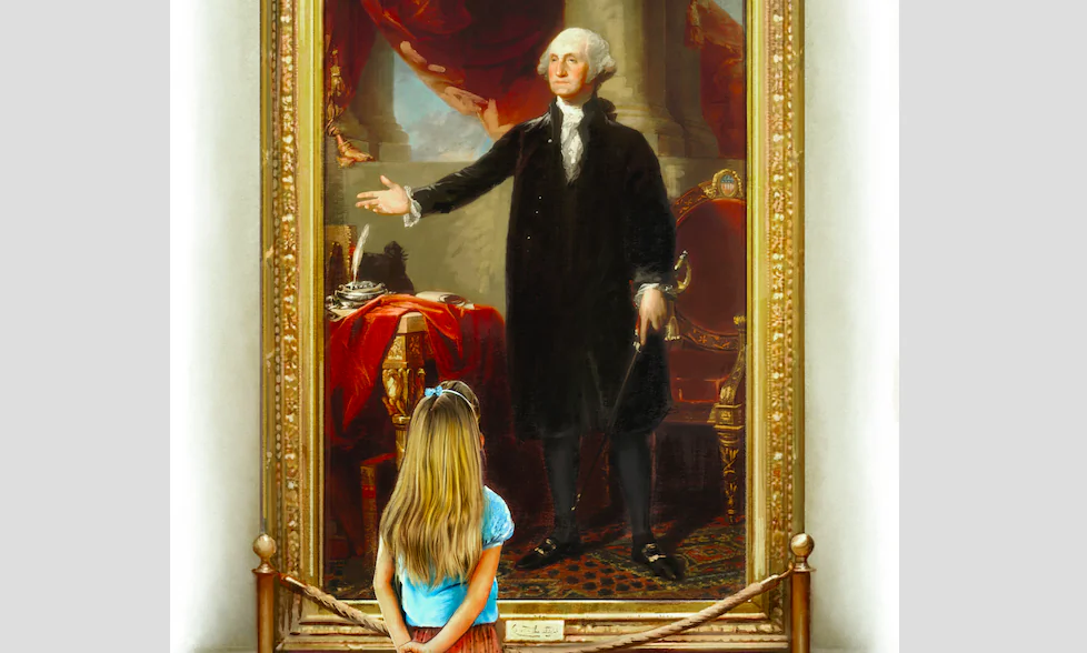 Examples from history offer opportunities to discuss with children the American ideals that our country was founded on. (Biba Kayewich)