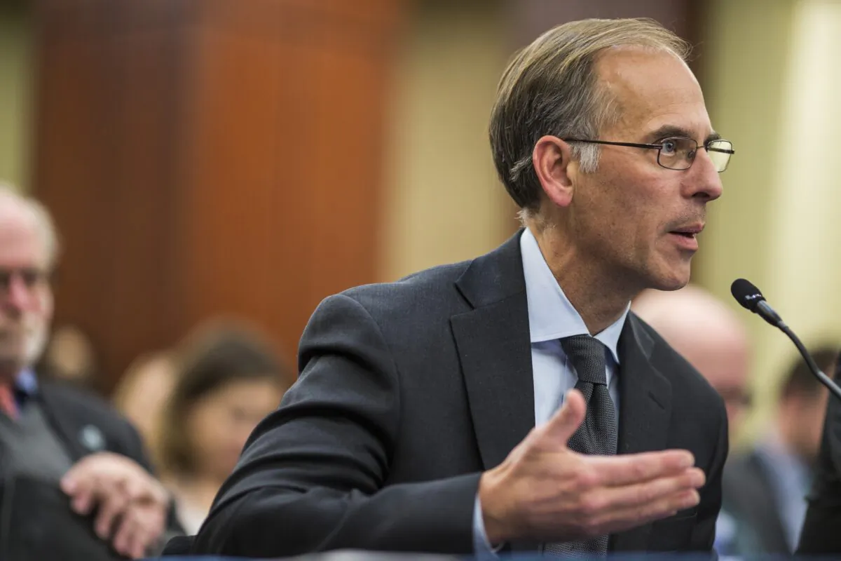 Moody's Analytics Chief Economist Mark Zandi speaks during a forum held by Democratic members of the House Ways and Means Committee discussing Republican tax legislation and the U.S. economy in Washington on Dec. 13, 2017. (Zach Gibson/Getty Images)