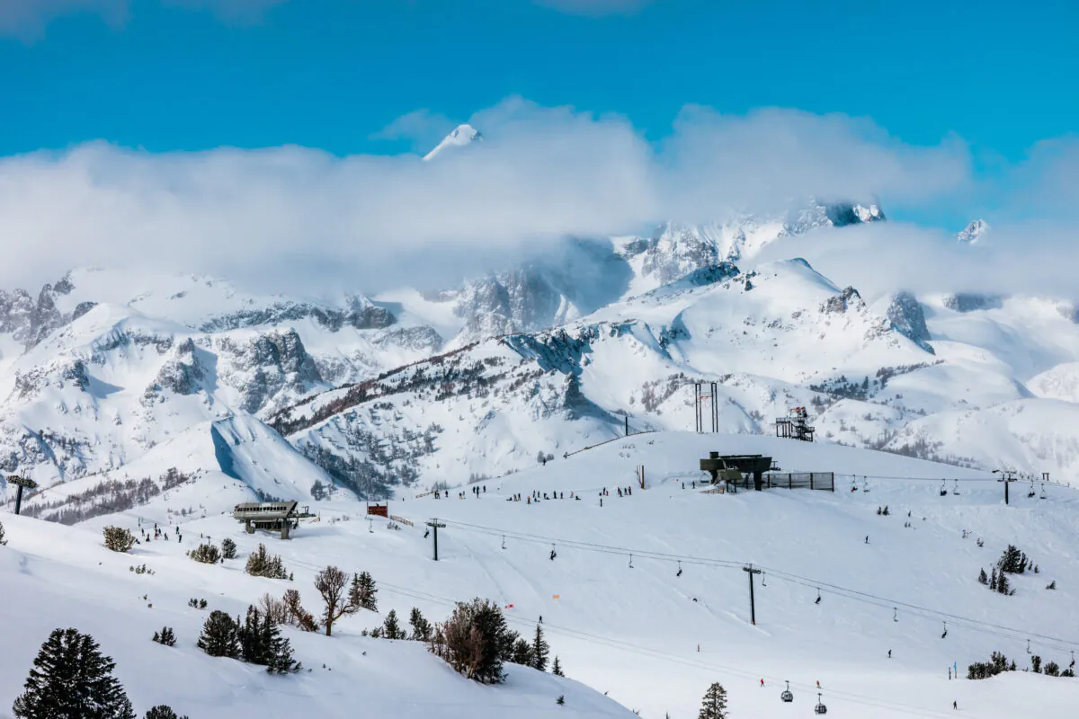 An outlook of the Mammoth Mountain resort after some fresh snow. (Peter Morning/Mammoth Mountain)