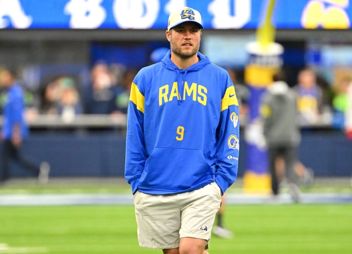 NextImg:Rams QB Matthew Stafford ‘Ready to Roll’ for OTAs, Minicamp