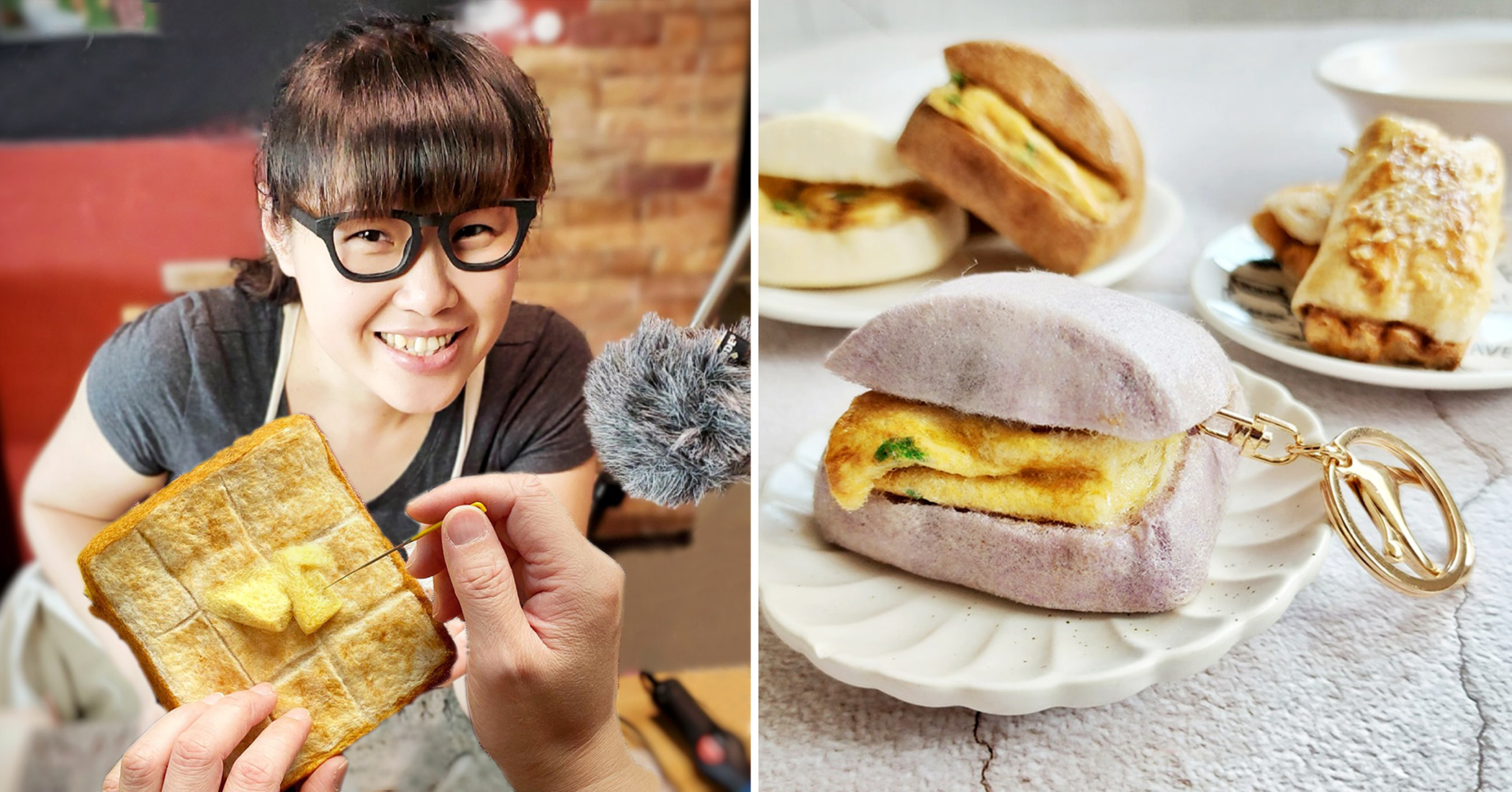 NextImg:PHOTOS: Navy officer-turned-artist handcrafts wool felt gifts that are too cute to resist