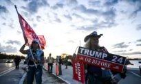 Outside Mar-a-Lago after Trump Indictment