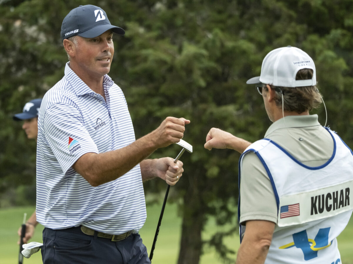 NextImg:Veterans Harrington, Kuchar Share Early Lead at Texas Open