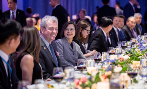 Taiwan S President Tsai Ing-wen And New Jersey Governor Phil Murphy Attend An Event With Members Of The Taiwanese Community In New York