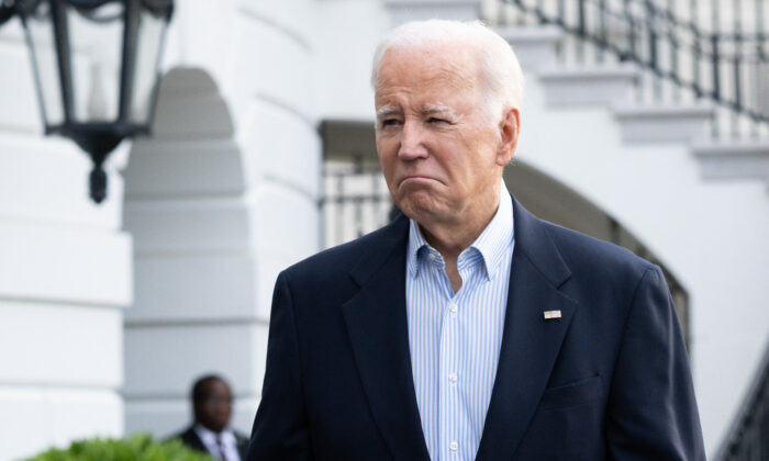 President Joe Biden speaks to reporters in Washington on March 31, 2023. (Saul Loeb/AFP via Getty Images)